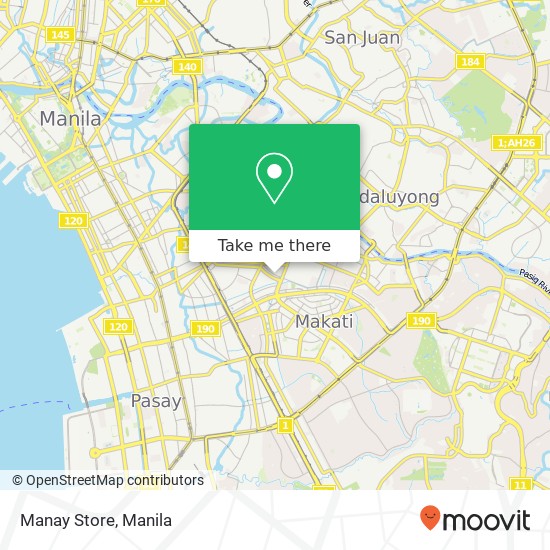 Manay Store, Metropolitan Ave Santa Cruz, Makati map