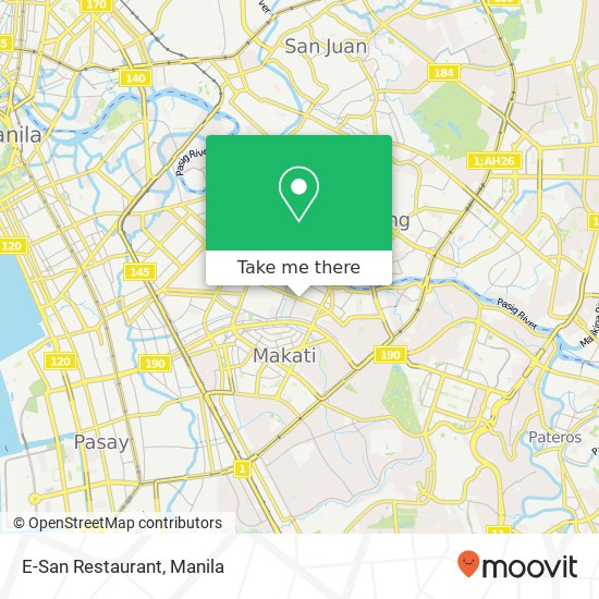 E-San Restaurant, Neptune Bel-Air, Makati map