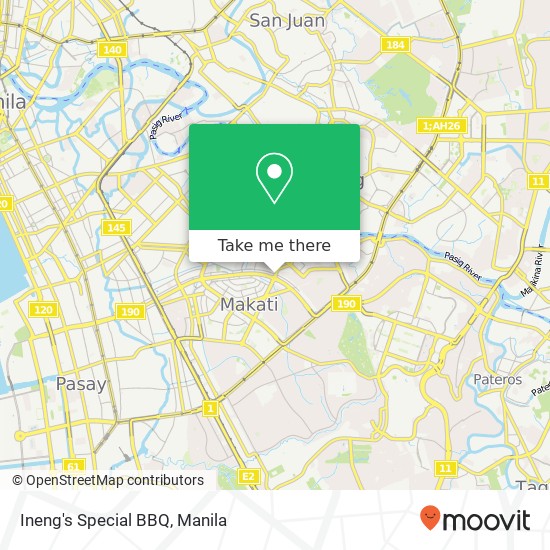 Ineng's Special BBQ, Makati Ave Bel-Air, Makati map