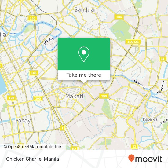 Chicken Charlie, Makati Ave Bel-Air, Makati map