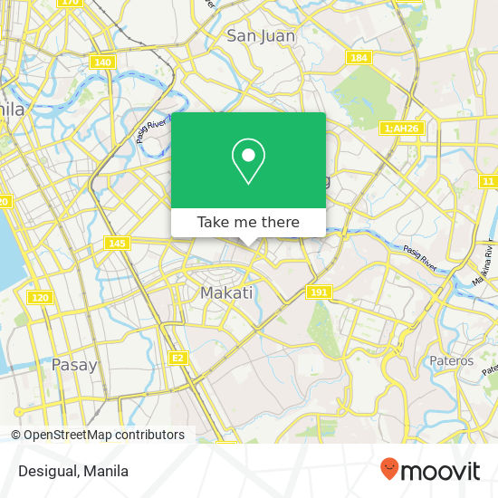 Desigual, Kalayaan Ave Poblacion, Makati map