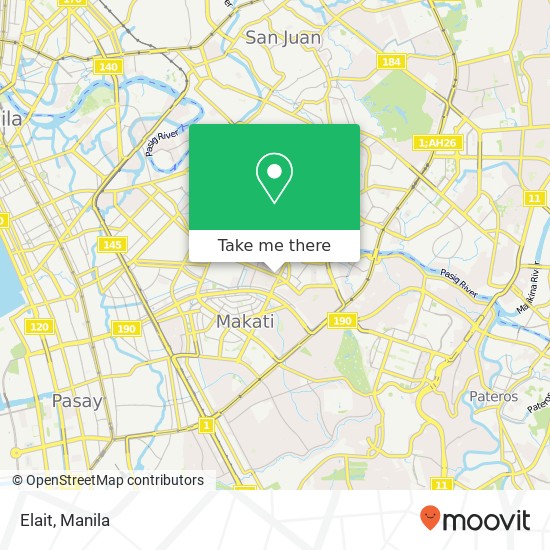 Elait, Kalayaan Ave Poblacion, Makati map