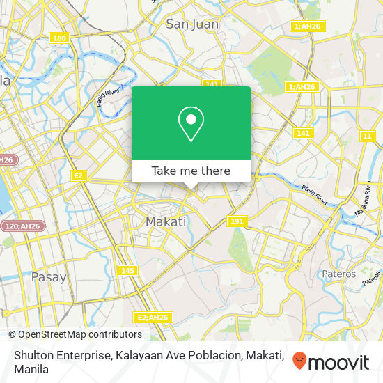 Shulton Enterprise, Kalayaan Ave Poblacion, Makati map