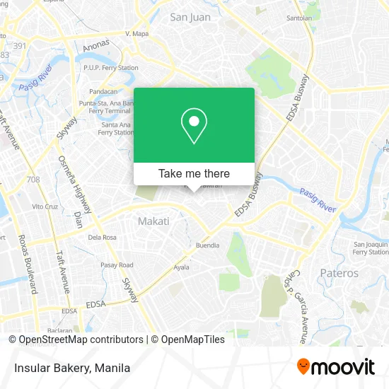 Insular Bakery map