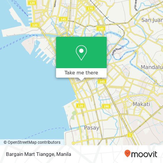 Bargain Mart Tiangge, San Andres St Barangay 702, Manila map