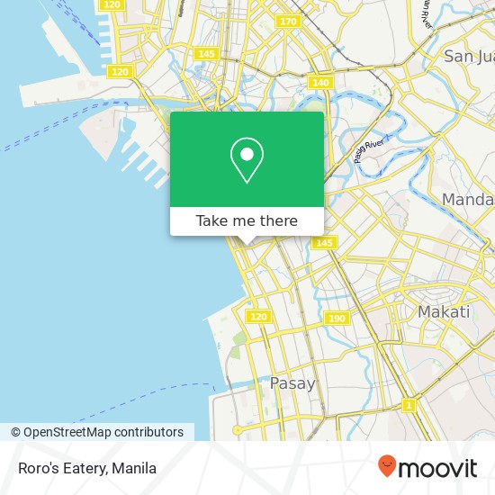 Roro's Eatery, San Andres St Barangay 700, Manila map