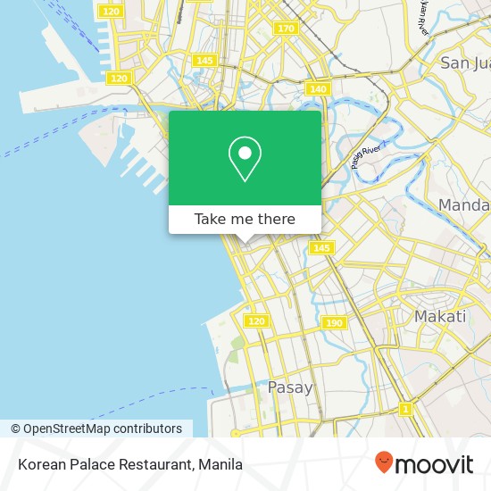 Korean Palace Restaurant, Remedios St Barangay 699, Manila map