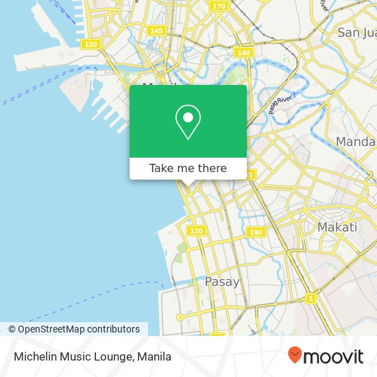 Michelin Music Lounge map