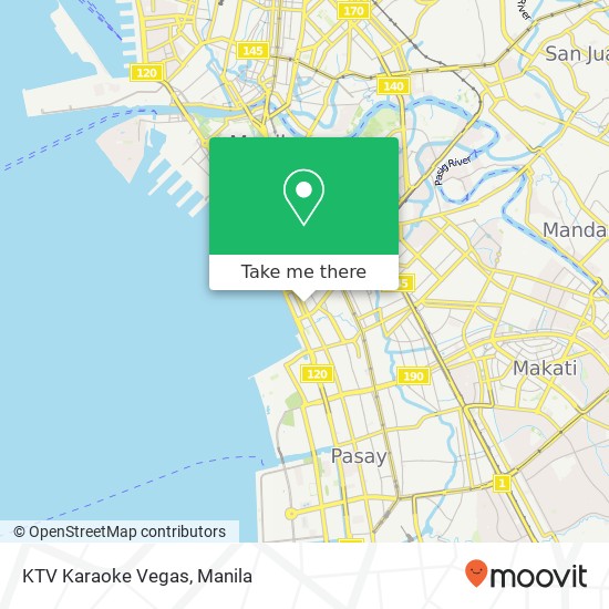 KTV Karaoke Vegas map