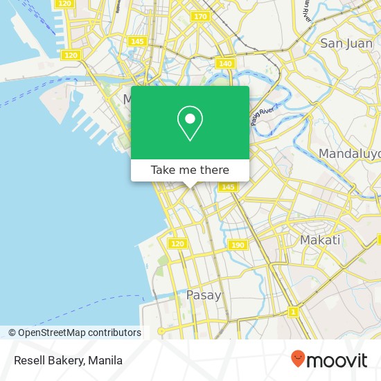 Resell Bakery, Fidel A. Reyes St Barangay 714, Manila map