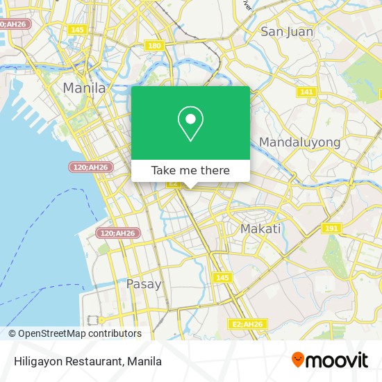 Hiligayon Restaurant map