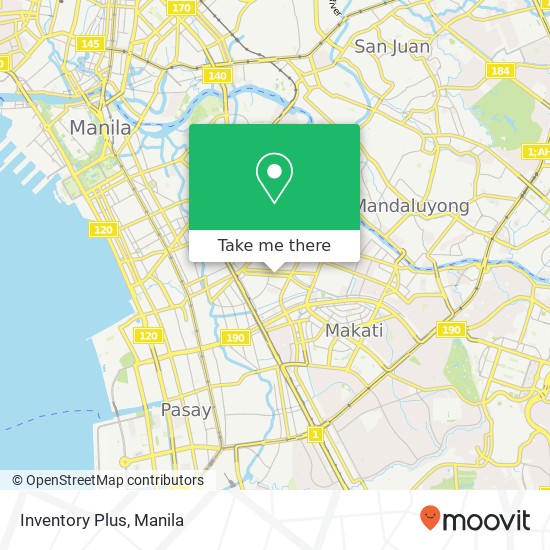 Inventory Plus, Kamagong St San Antonio, Makati map