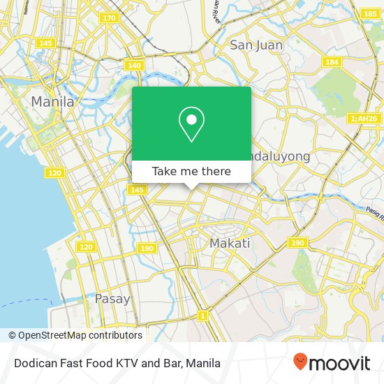 Dodican Fast Food KTV and Bar map