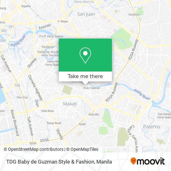 TDG Baby de Guzman Style & Fashion map