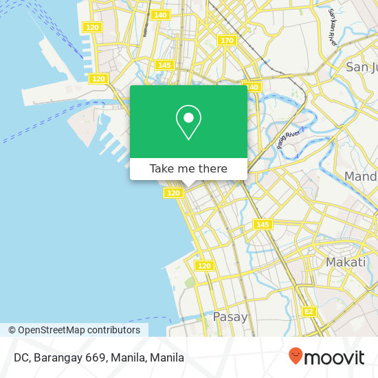 DC, Barangay 669, Manila map