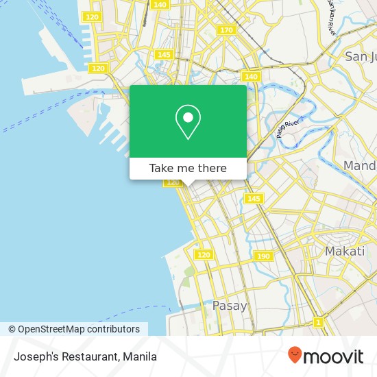 Joseph's Restaurant, Gen Malvar St Barangay 699, Manila map