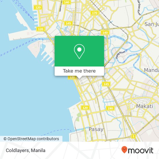Coldlayers, Adriatico St Barangay 698, Manila map