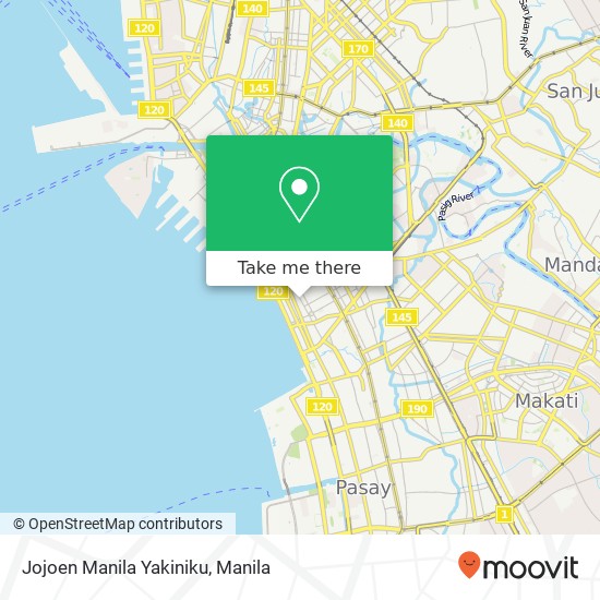 Jojoen Manila Yakiniku, Adriatico St Barangay 699, Manila map