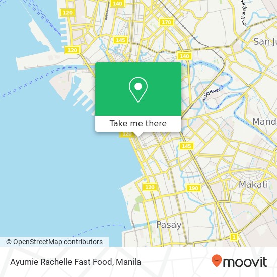 Ayumie Rachelle Fast Food, Gen Malvar St Barangay 699, Manila map