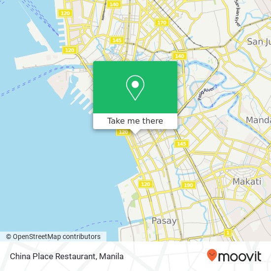China Place Restaurant, Adriatico St Barangay 699, Manila map