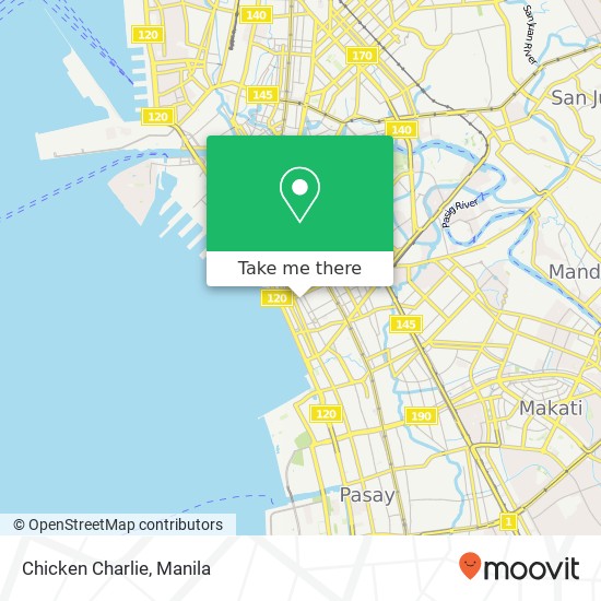 Chicken Charlie, Adriatico St Barangay 699, Manila map