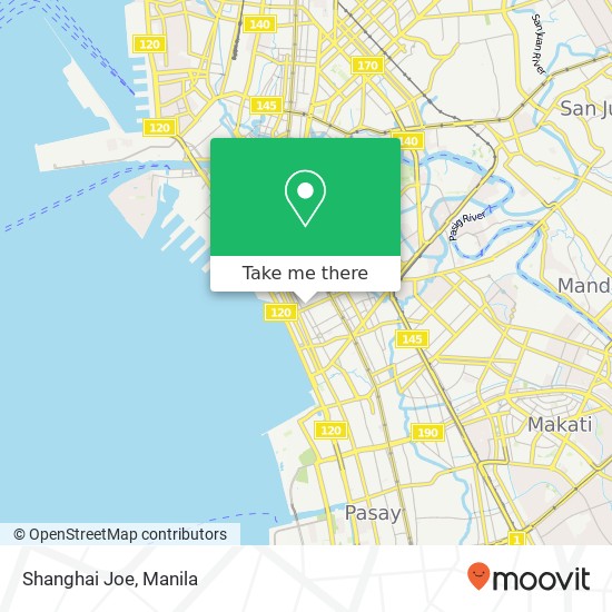 Shanghai Joe, Barangay 669, Manila map