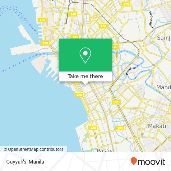 Gayyah's, Barangay 669, Manila map