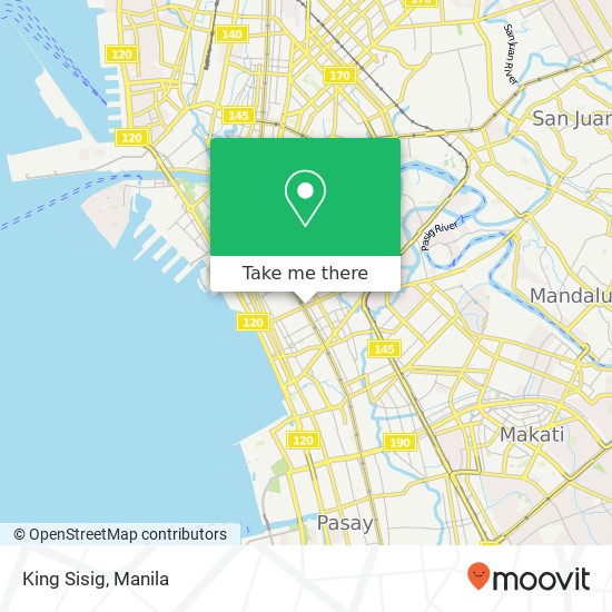 King Sisig, Pedro Gil St Barangay 694, Manila map