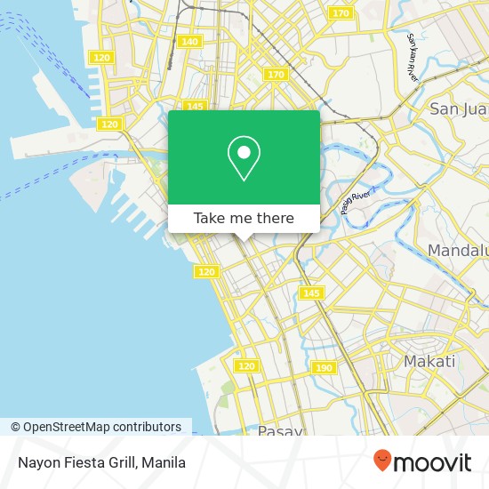 Nayon Fiesta Grill, Leon Guinto St Barangay 676, Manila map