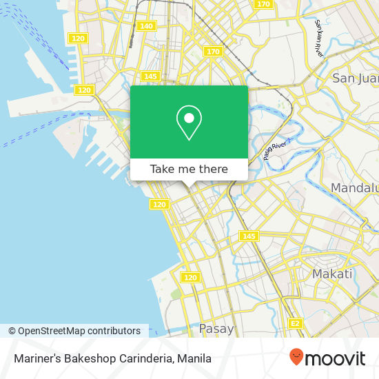 Mariner's Bakeshop Carinderia, Escoda St Barangay 675, Manila map