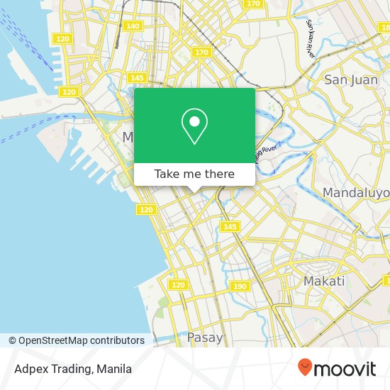 Adpex Trading, Singalong St Barangay 687, Manila map