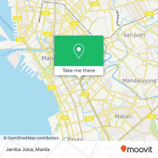 Jamba Juice, Pedro Gil St Barangay 685, Manila map