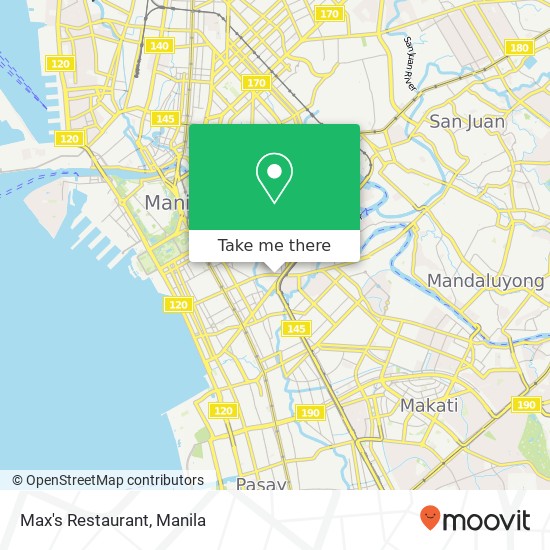 Max's Restaurant, Pedro Gil St Barangay 685, Manila map