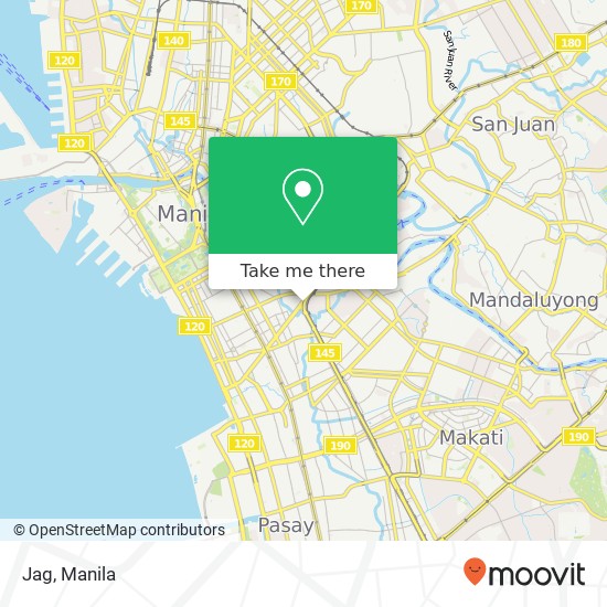 Jag, Barangay 734, Manila map