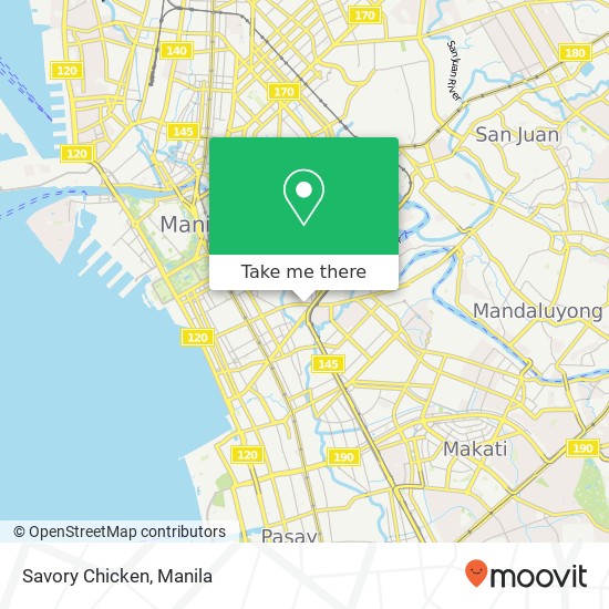 Savory Chicken, Pedro Gil St Barangay 685, Manila map
