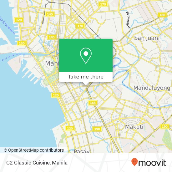 C2 Classic Cuisine, Pedro Gil St Barangay 685, Manila map