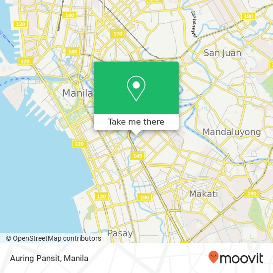 Auring Pansit, 8th St Barangay 810, Manila map