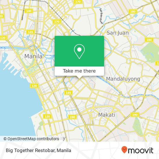 Big Together Restobar map