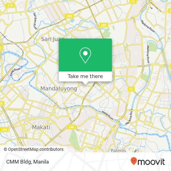 CMM Bldg, Kanlaon Highway Hills, Mandaluyong map