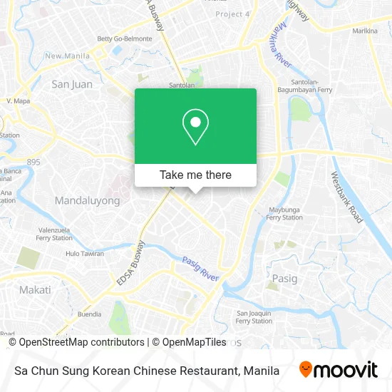 Sa Chun Sung Korean Chinese Restaurant map