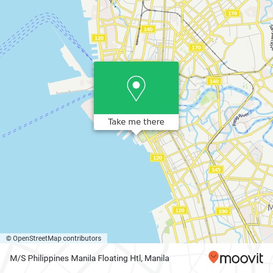 M / S Philippines Manila Floating Htl, Barangay 666, Manila map