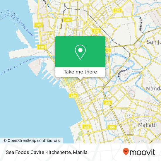 Sea Foods Cavite Kitchenette map