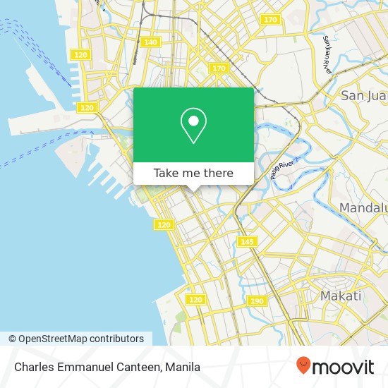 Charles Emmanuel Canteen, Gen. Luna St Barangay 674, Manila map