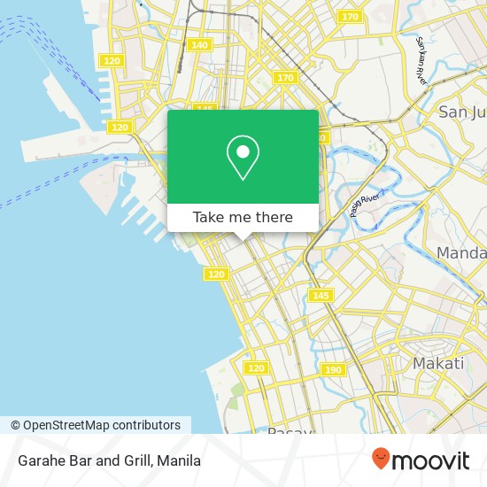 Garahe Bar and Grill, Padre Faura St Barangay 669, Manila map