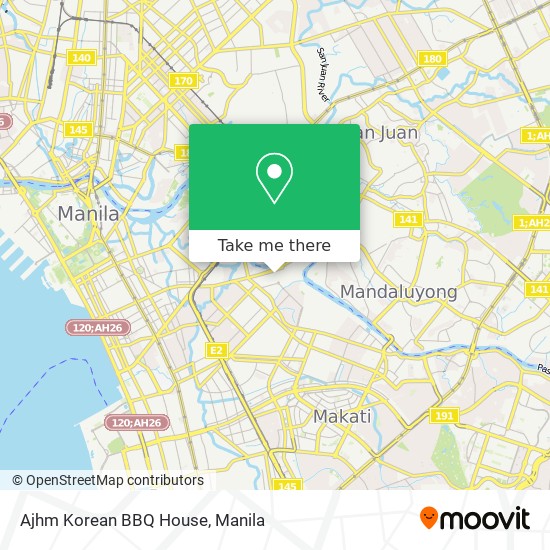 Ajhm Korean BBQ House map