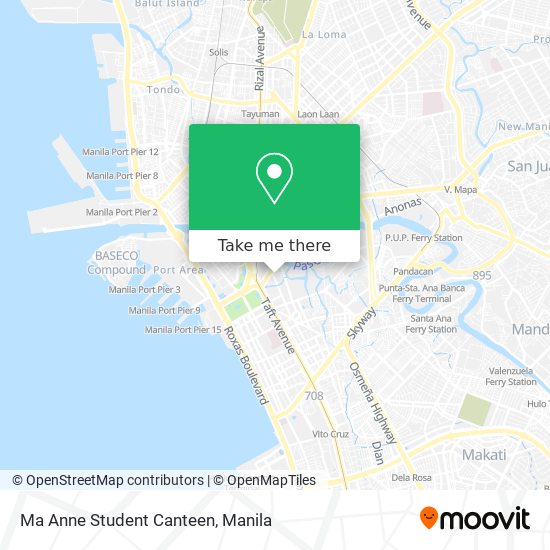 Ma Anne Student Canteen map
