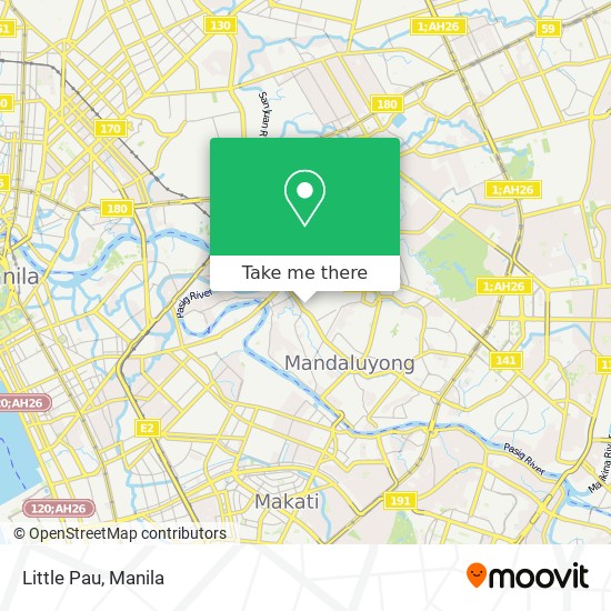 Little Pau map