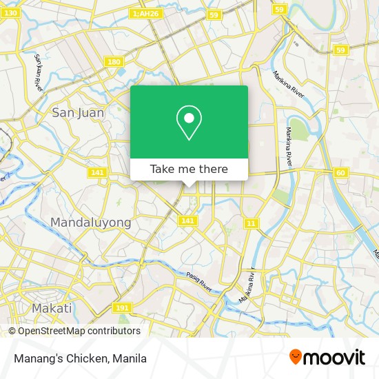 Manang's Chicken map