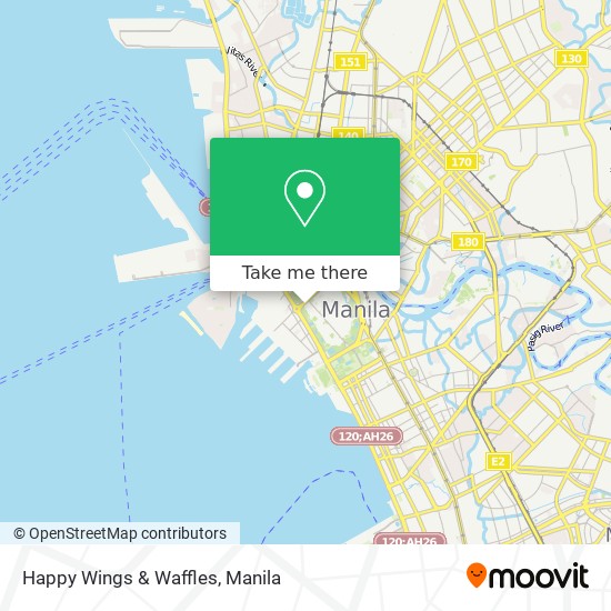 Happy Wings & Waffles map