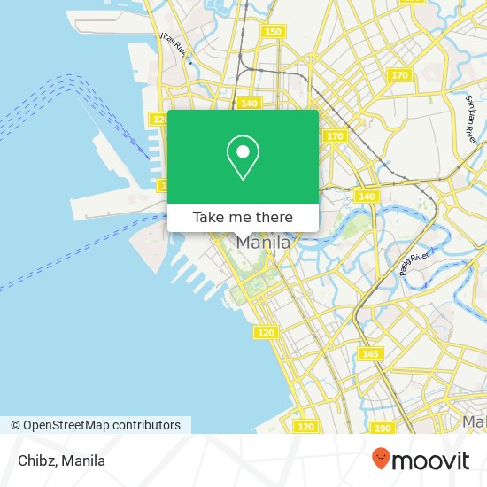 Chibz, Real St Barangay 658, Manila map